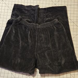 Ultrasport Black Velour Lounge Pants XL: A